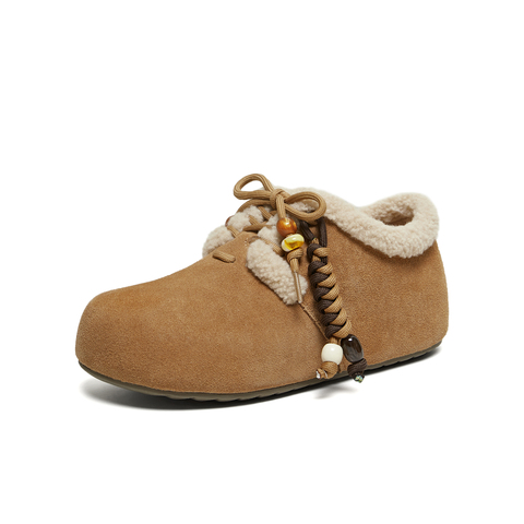 TATA/他她2025冬商场同款时尚百搭加绒女勃肯鞋新款Y2W01DM5