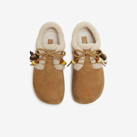 TATA/他她2025冬商场同款时尚百搭加绒女勃肯鞋新款Y2W01DM5