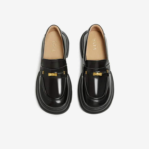 TATA/他她2026春商场同款时尚休闲百搭乐福鞋新款7OLA6AA6