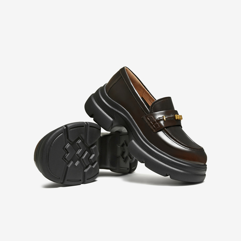 TATA/他她2026春商场同款时尚休闲百搭乐福鞋新款7OLA6AA6