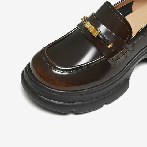 TATA/他她2026春商场同款时尚休闲百搭乐福鞋新款7OLA6AA6