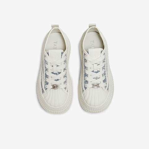 TATA/他她2026春商场同款时尚休闲厚底板鞋鞋新款GZC01AM6