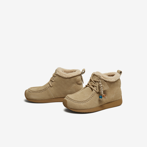 TATA/他她2026春商场同款女保暖时尚休闲勃肯鞋新款CKV02AD6