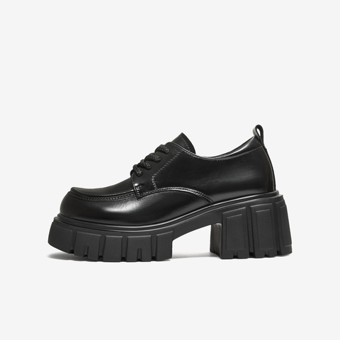 TATA/他她2026春商场同款女牛津鞋简约系带单鞋新款CHY05AM6