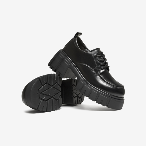 TATA/他她2026春商场同款女牛津鞋简约系带单鞋新款CHY05AM6