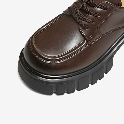 TATA/他她2026春商场同款女牛津鞋简约系带单鞋新款CHY05AM6