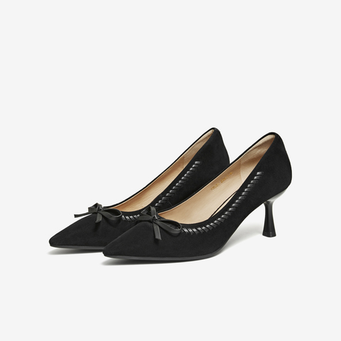 TATA/他她2026春商场同款时尚百搭女中高单鞋新款UZG01AQ6