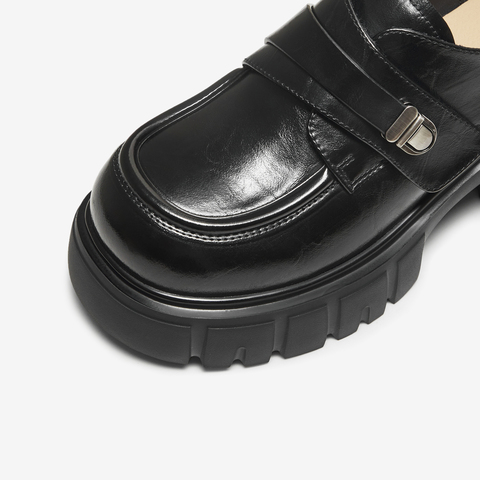 TATA/他她2026春商场同款时尚休闲百搭女乐福鞋新款CHY07AM6