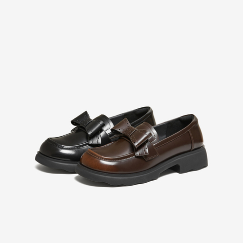 TATA/他她2026春商场同款时尚休闲百搭乐福鞋新款JZX01AA6