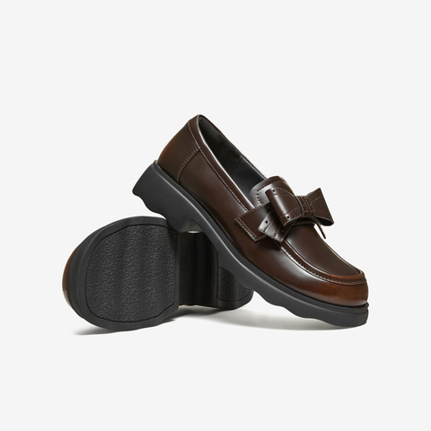 TATA/他她2026春商场同款时尚休闲百搭乐福鞋新款JZX01AA6