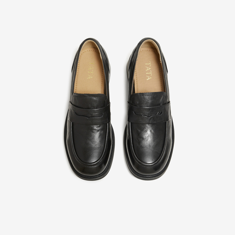 TATA/他她2026春商场同款时尚休闲百搭乐福鞋新款JZY01AA6