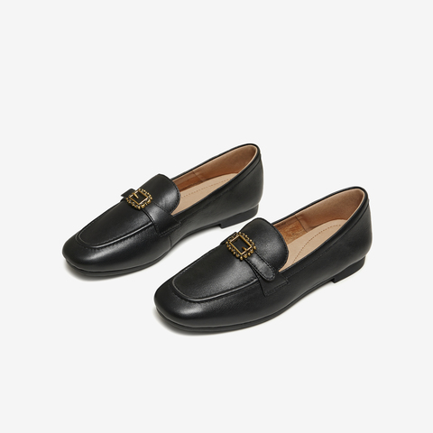 TATA/他她2026春商场同款时尚休闲百搭乐福鞋新款7QCC8AA6