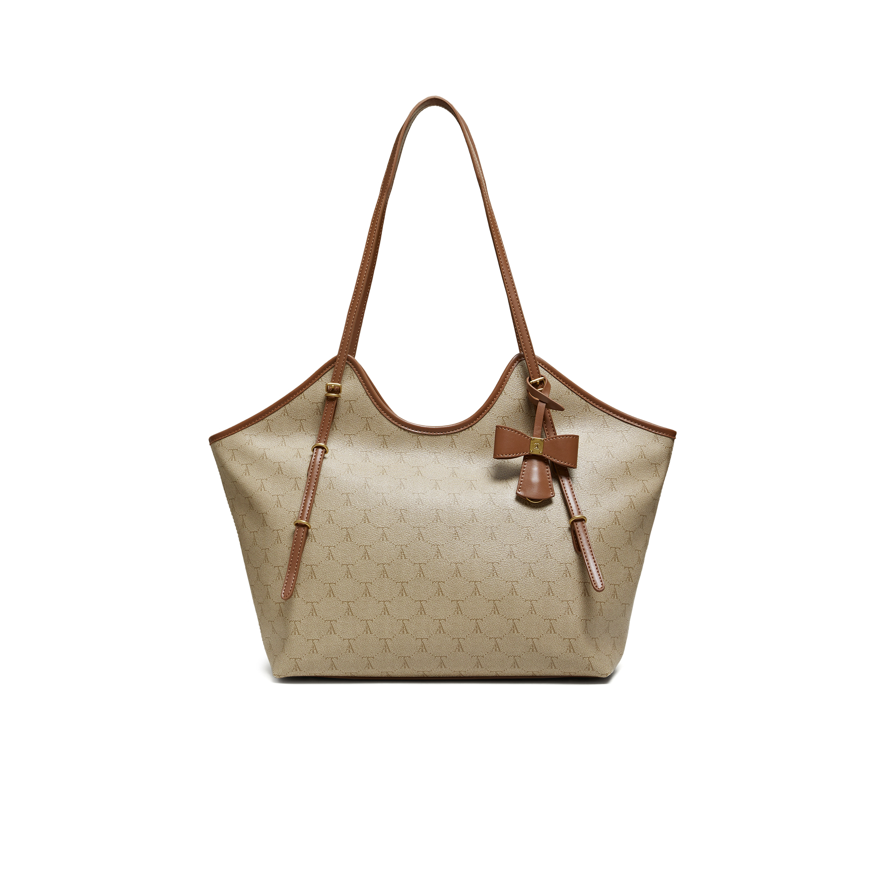 TATA/他她2026春商场同款通勤女气质简约托特包新款X3545AX6