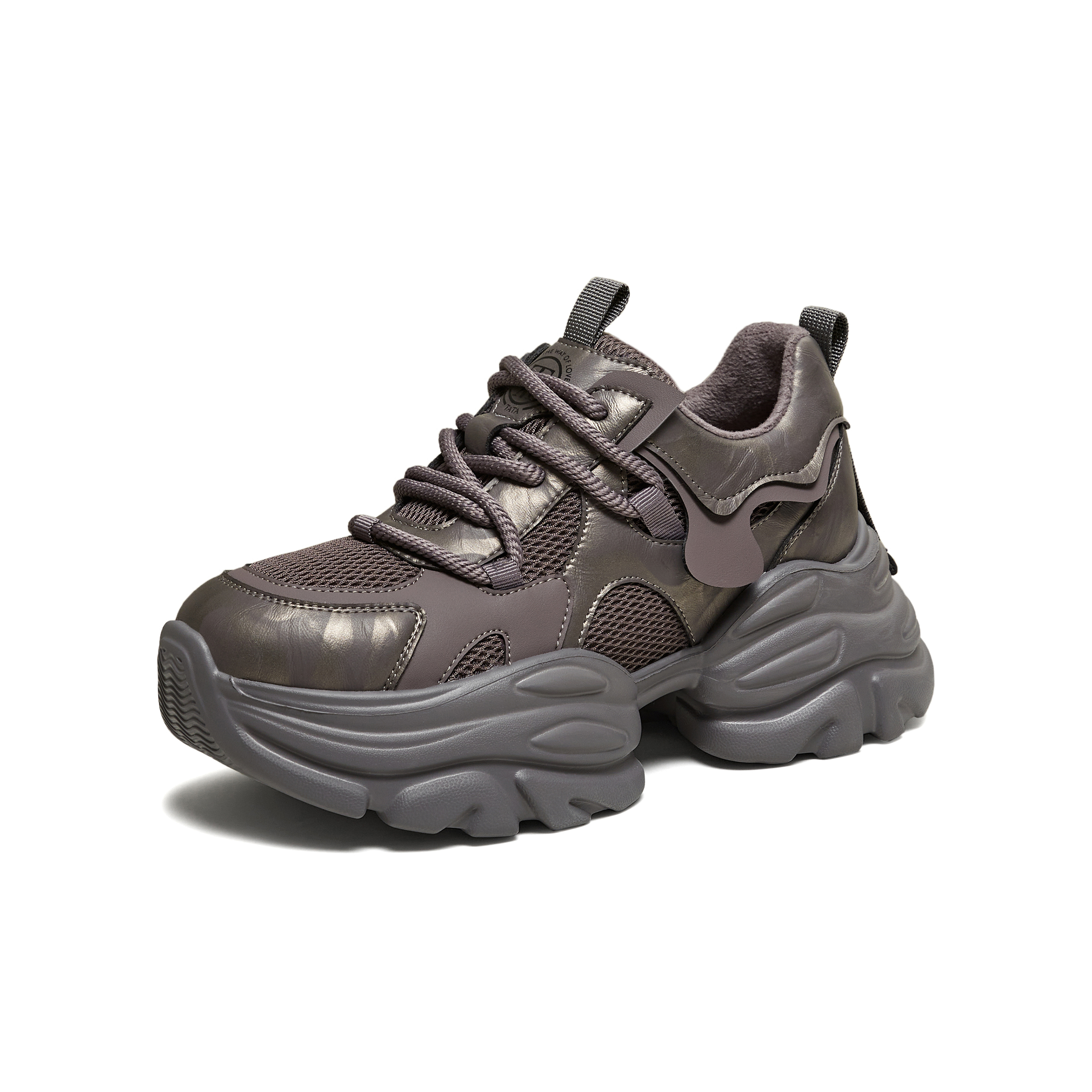 TATA/他她2026春时尚休闲百搭女老爹鞋新款CY215AM6