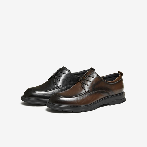 TATA/他她2026春商场同款纯色舒适百搭皮鞋男新款OFX01AM6