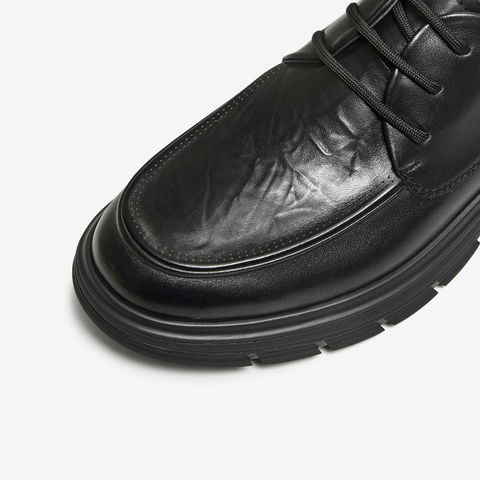 TATA/他她2026春商场同款纯色舒适百搭休闲皮鞋男新款QHU02AM6