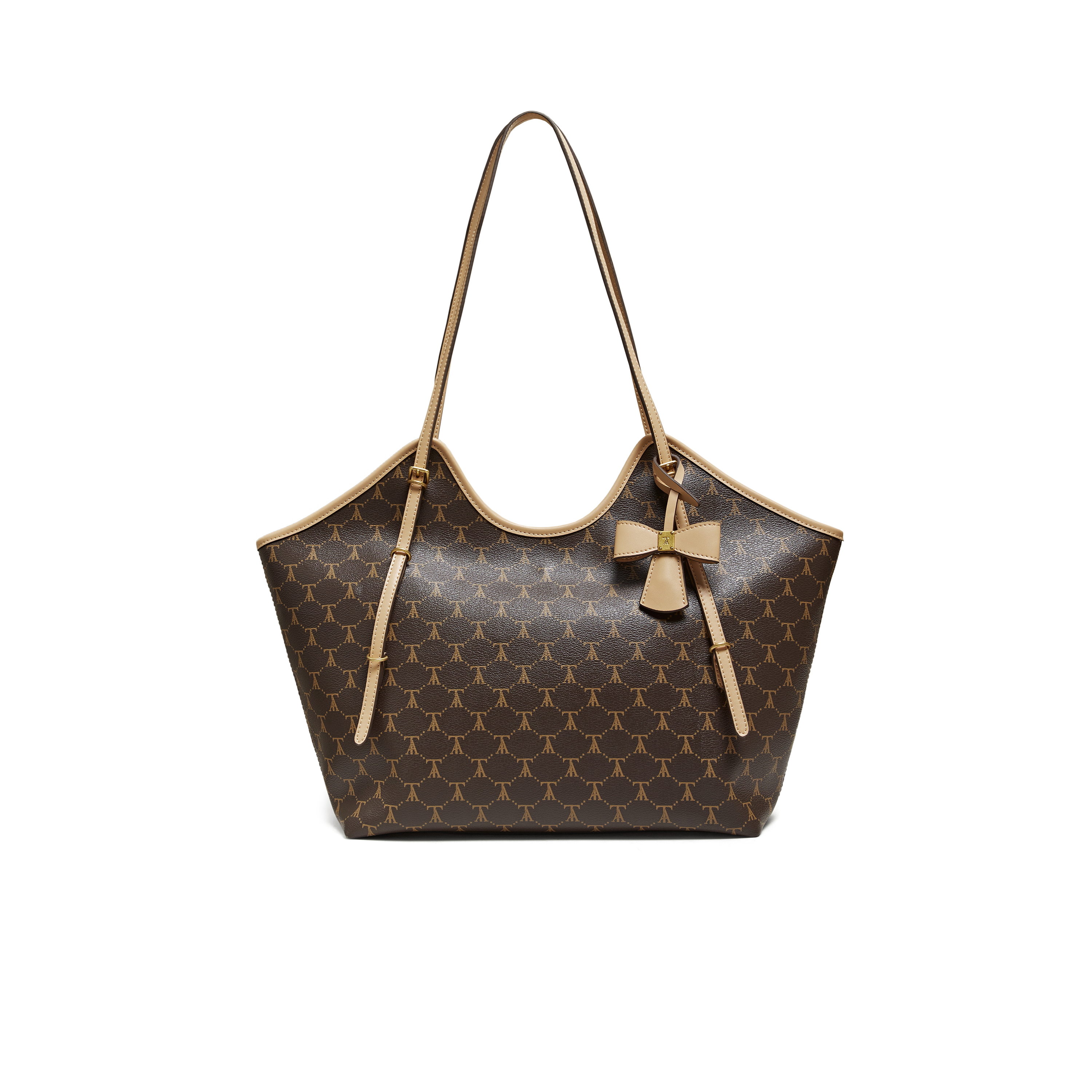 TATA/他她2026春商场同款通勤女气质简约托特包新款X3545AX6