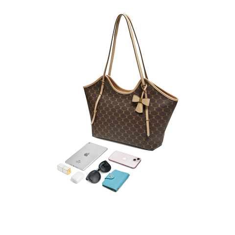 TATA/他她2026春商场同款通勤女气质简约托特包新款X3545AX6