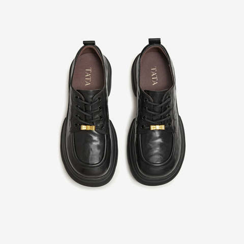 TATA/他她2026春商场同款时尚休闲百搭牛津鞋新款7OLA1AM6