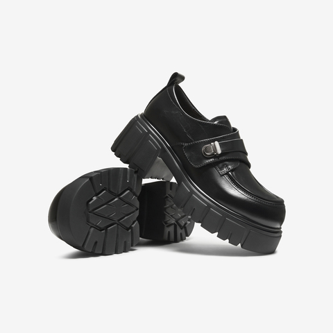 TATA/他她2026春商场同款时尚休闲百搭女乐福鞋新款CHY07AM6