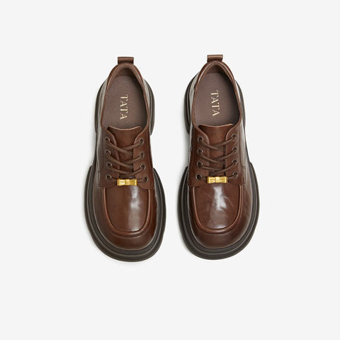 TATA/他她2026春商场同款时尚休闲百搭牛津鞋新款7OLA1AM6