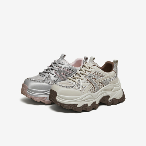 TATA/他她2026春商场同款时尚休闲百搭女老爹鞋新款CJY02AM6