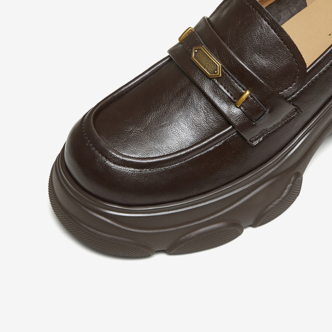 TATA/他她2026春商场同款时尚休闲百搭乐福鞋新款CEG14AA6