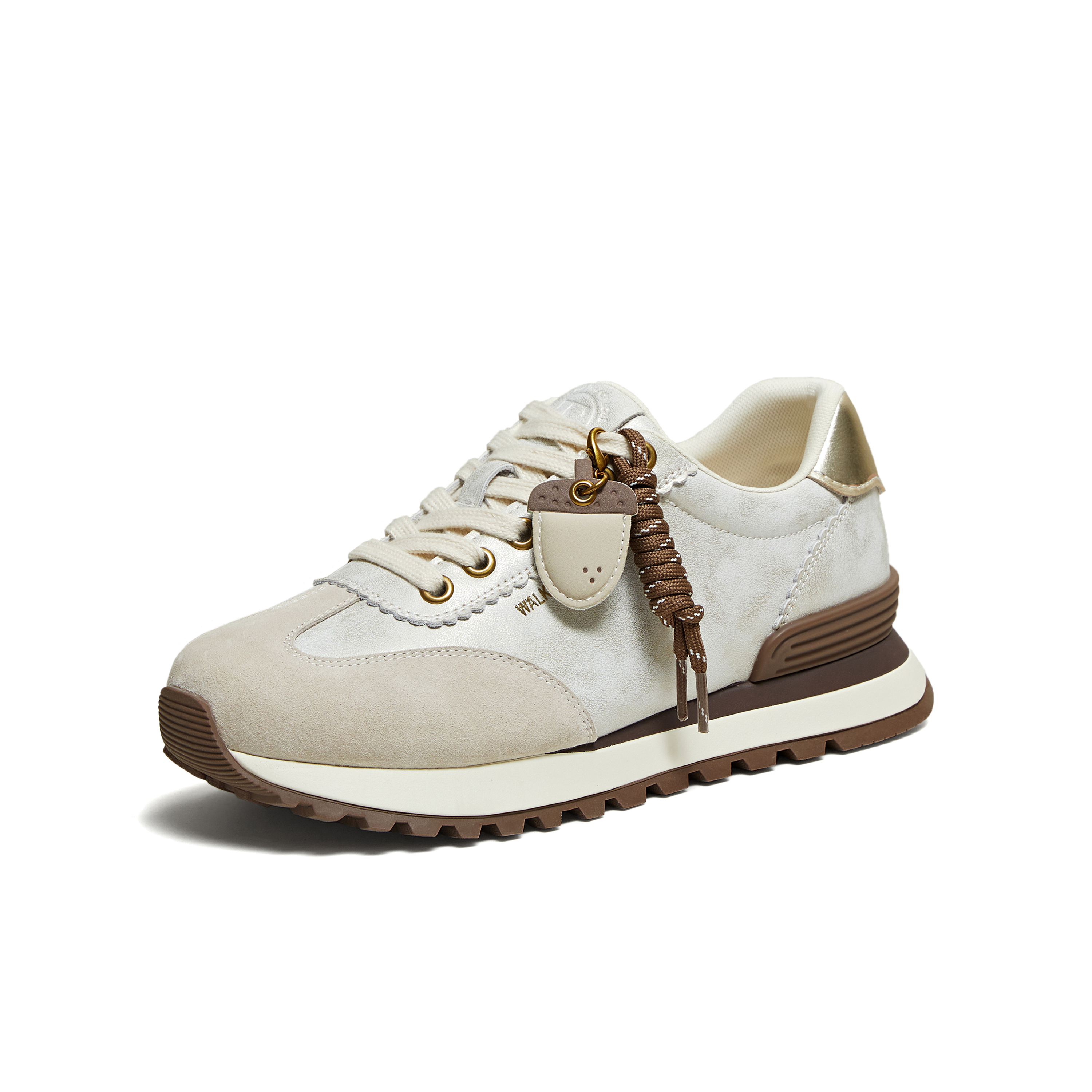 TATA/他她2026春厚底阿甘鞋女透气休闲运动鞋新款CJH02AM6