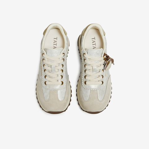 TATA/他她2026春厚底阿甘鞋女透气休闲运动鞋新款CJH02AM6