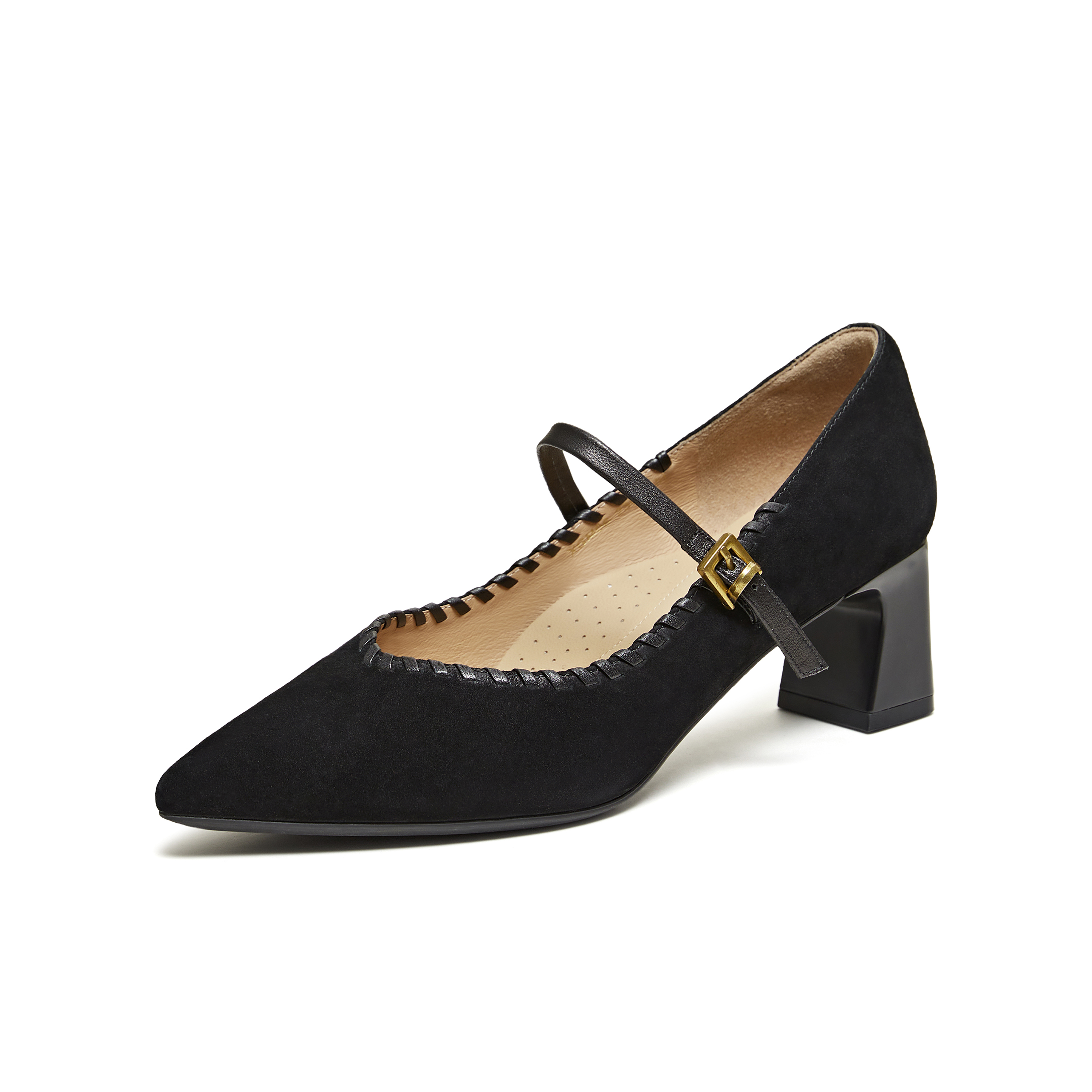 TATA/他她2026春商场同款浅口女休闲气质玛丽珍鞋新款XGM06AQ6