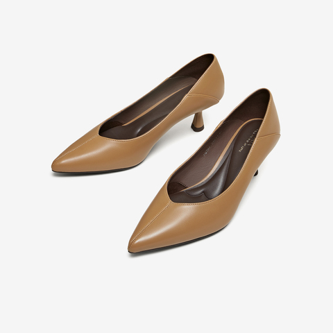 TATA/他她2026春商场同款时尚百搭简约女中高单鞋新款7QTA7AQ6