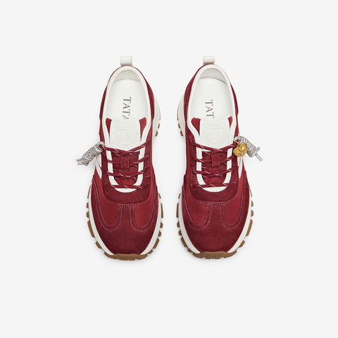 TATA/他她2026春商场同款阿甘鞋女休闲运动鞋新款WPC15AM6