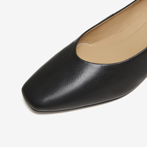 TATA/他她2026春商场同款时尚百搭简约圆头女中高单鞋新款UZJ01AQ6