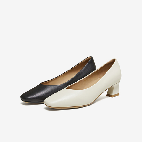 TATA/他她2026春商场同款时尚百搭简约圆头女中高单鞋新款UZJ01AQ6