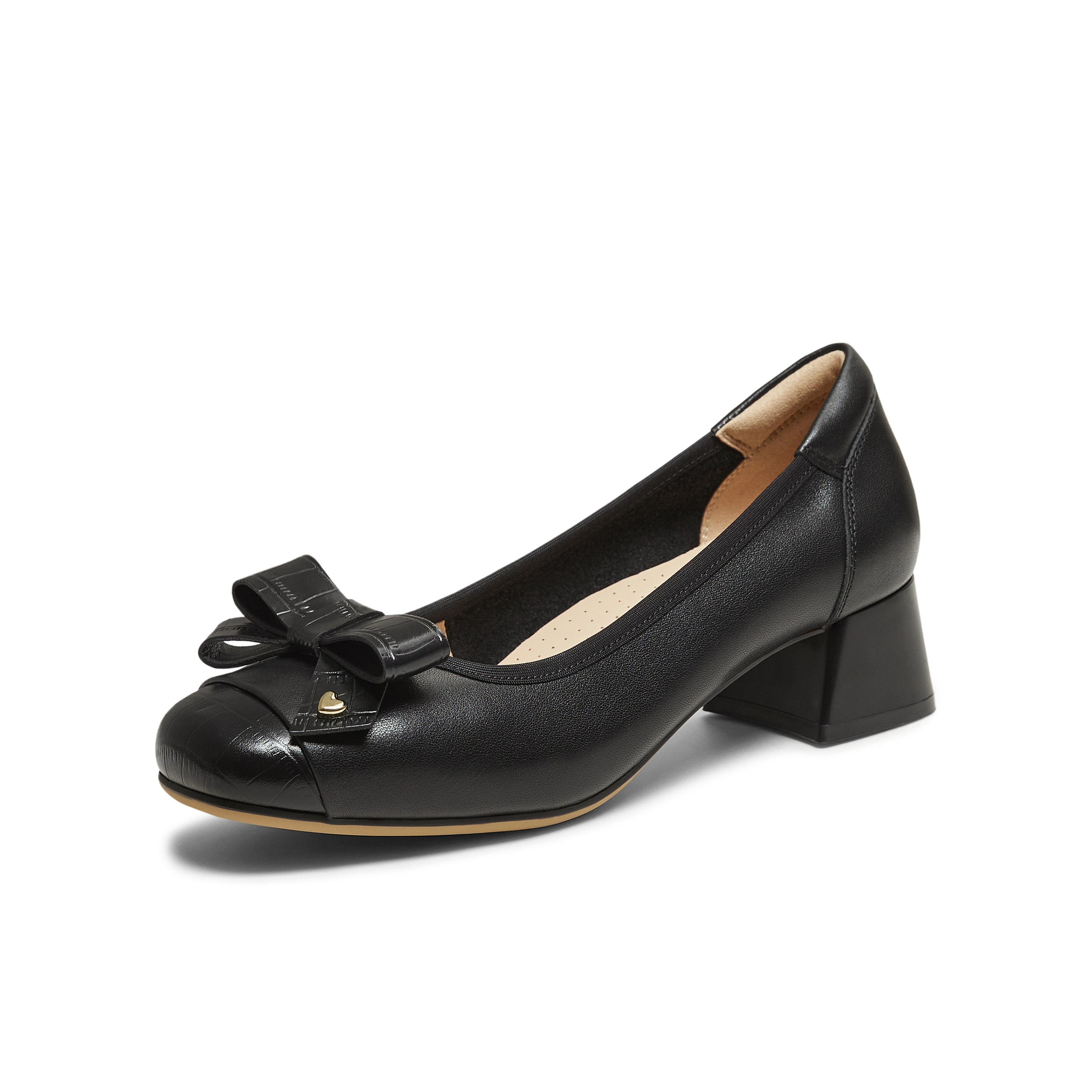 TATA/他她2026春商场同款时尚百搭简约女中高单鞋新款X8MA7AQ6