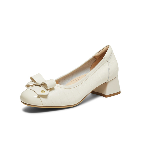 TATA/他她2026春商场同款时尚百搭简约女中高单鞋新款X8MA7AQ6