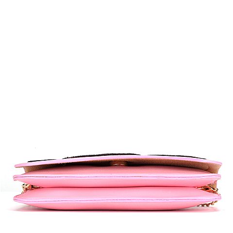 Teenmix/天美意夏浅粉色时尚亮片大眼睛小包女包BY02DBN7