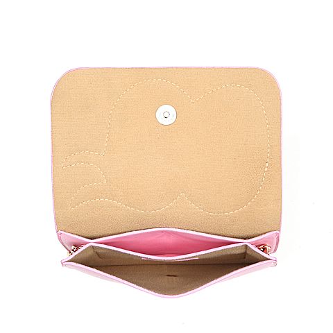 Teenmix/天美意夏浅粉色时尚亮片大眼睛小包女包BY02DBN7