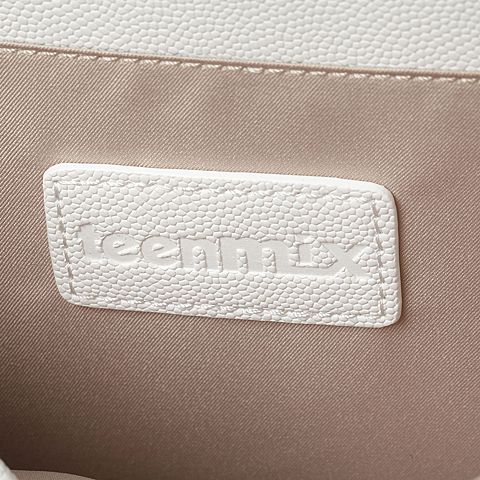 Teenmix/天美意春专柜同款白色简约手提斜跨两用包女包X1472AN8