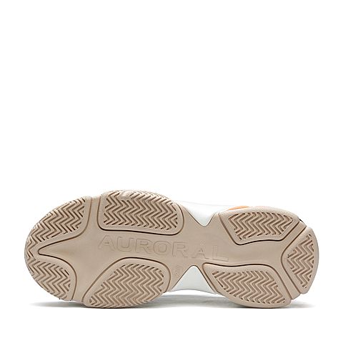 Teenmix/天美意春专柜同款米白/灰色厚底街头风女休闲鞋AR571AM8