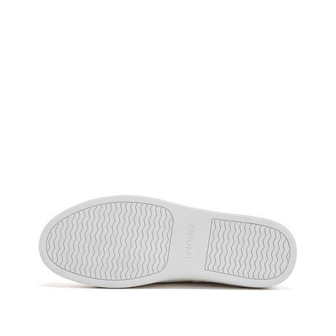 Teenmix/天美意春新款商场同款白/兰色牛皮革女皮鞋板鞋6W705AQ9