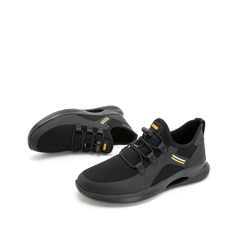Teenmix/天美意春商场同款黑色纺织品男运动休闲鞋2MT01AM9