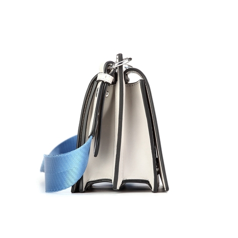 Teenmix/天美意春商场同款灰/浅兰时尚背提包X1631AX9