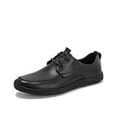 Teenmix/天美意夏新款商场同款透气皮鞋系带男休闲鞋2OF01BM9