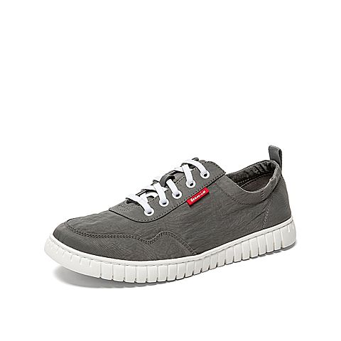 teenmix/天美意2019秋新款商场同款灰色简约休闲男布鞋bwh41cm9