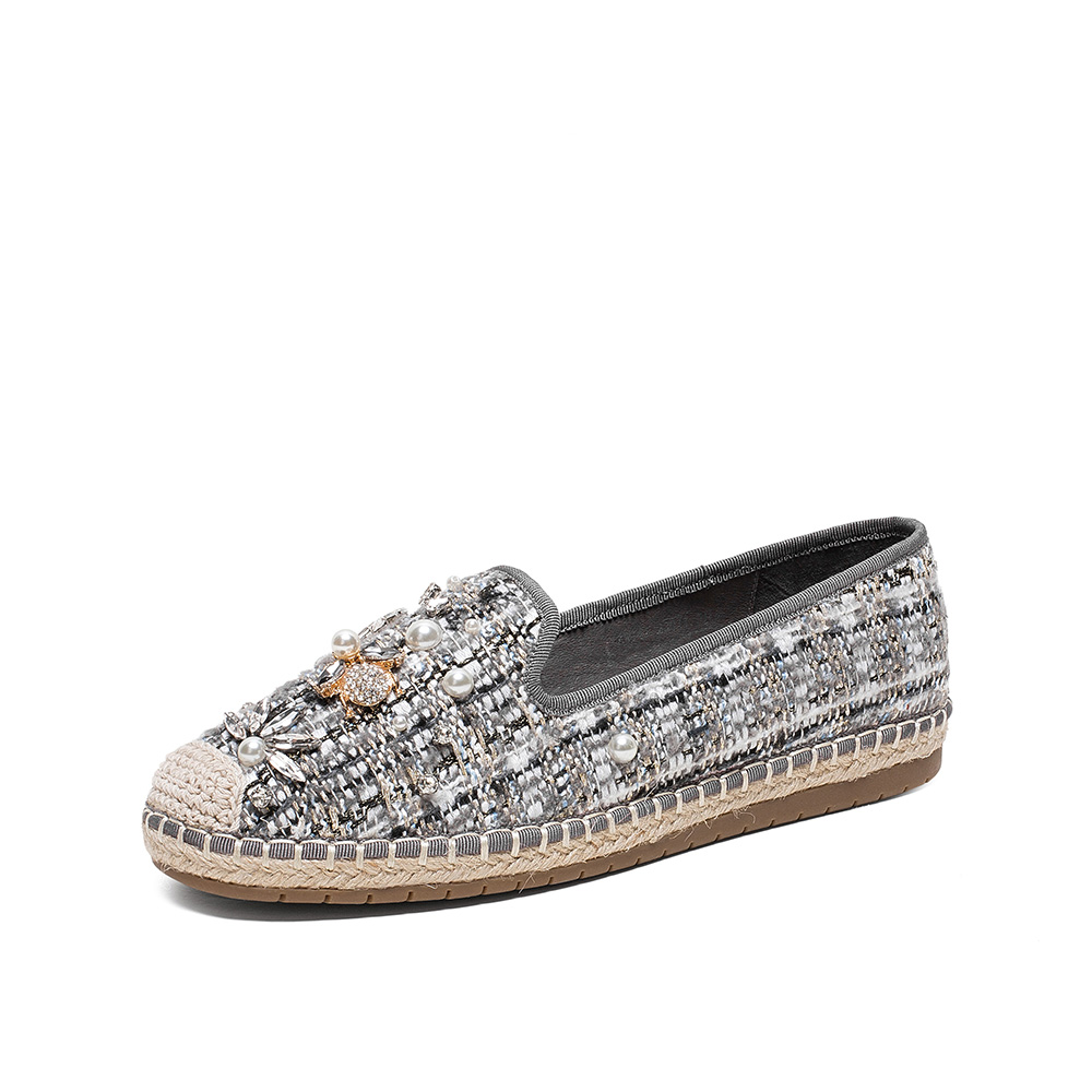 Teenmix/天美意2020春商场同款小香风渔夫鞋女休闲鞋单鞋AW141AQ0