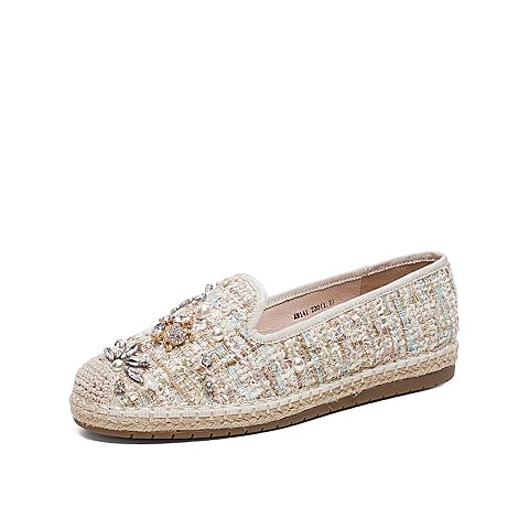 Teenmix/天美意2020春商场同款小香风渔夫鞋女休闲鞋单鞋AW141AQ0