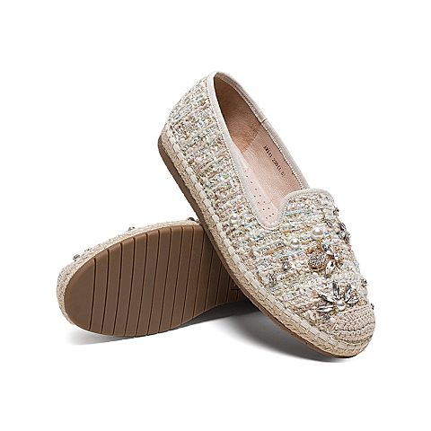 Teenmix/天美意2020春商场同款小香风渔夫鞋女休闲鞋单鞋AW141AQ0