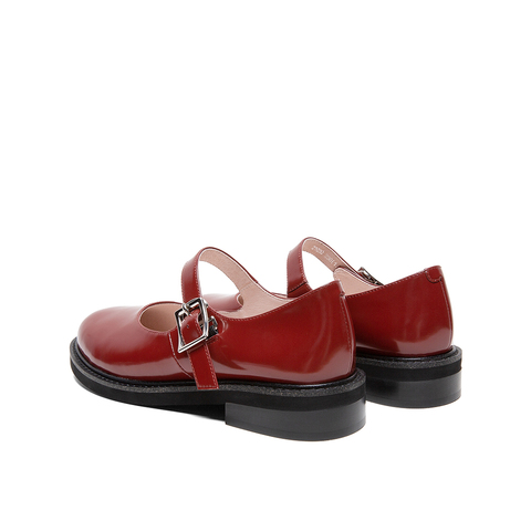 Teenmix/天美意2020春新款日系复古搭扣玛丽珍女皮鞋单鞋21030AQ0