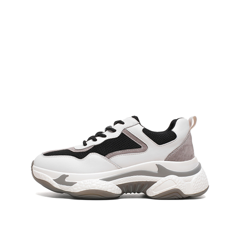 Teenmix/天美意2020春商场同款复古撞色老爹鞋女旅游鞋休闲鞋AW351AM0